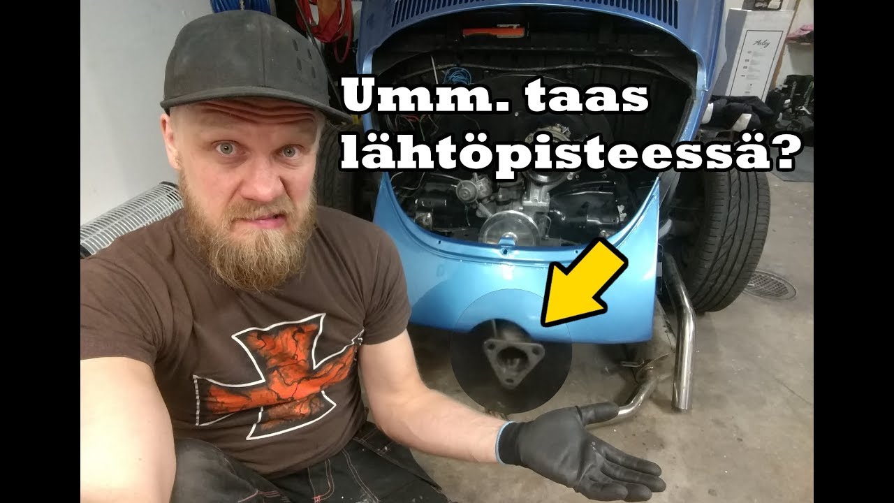 Maalataan ja nostetaan kone takas - VW Kupla [Type 1] Ep12