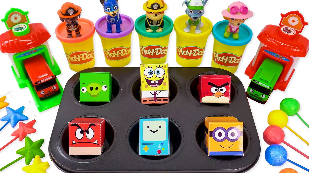 DIY How To Make Rainbow Magic Box Kinetic Sand With Playdoh ASMR | Satisfying Video