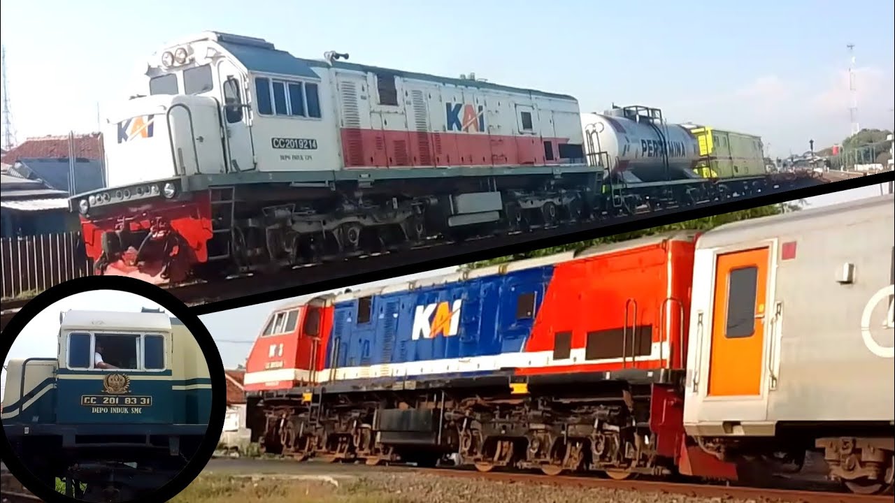 KEJAR KEJARAN SAMA LOKOMOTIF RNB‼️Serunya hunting kereta api di JPL 213 dan JPL 211 kota Tegal‼️