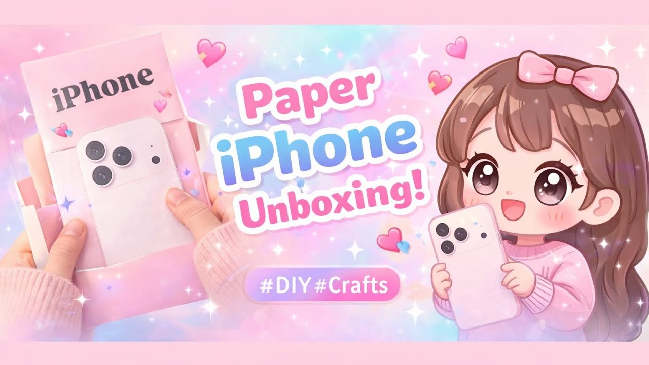 💘Cute Paper iPhone Unboxing ✨💘