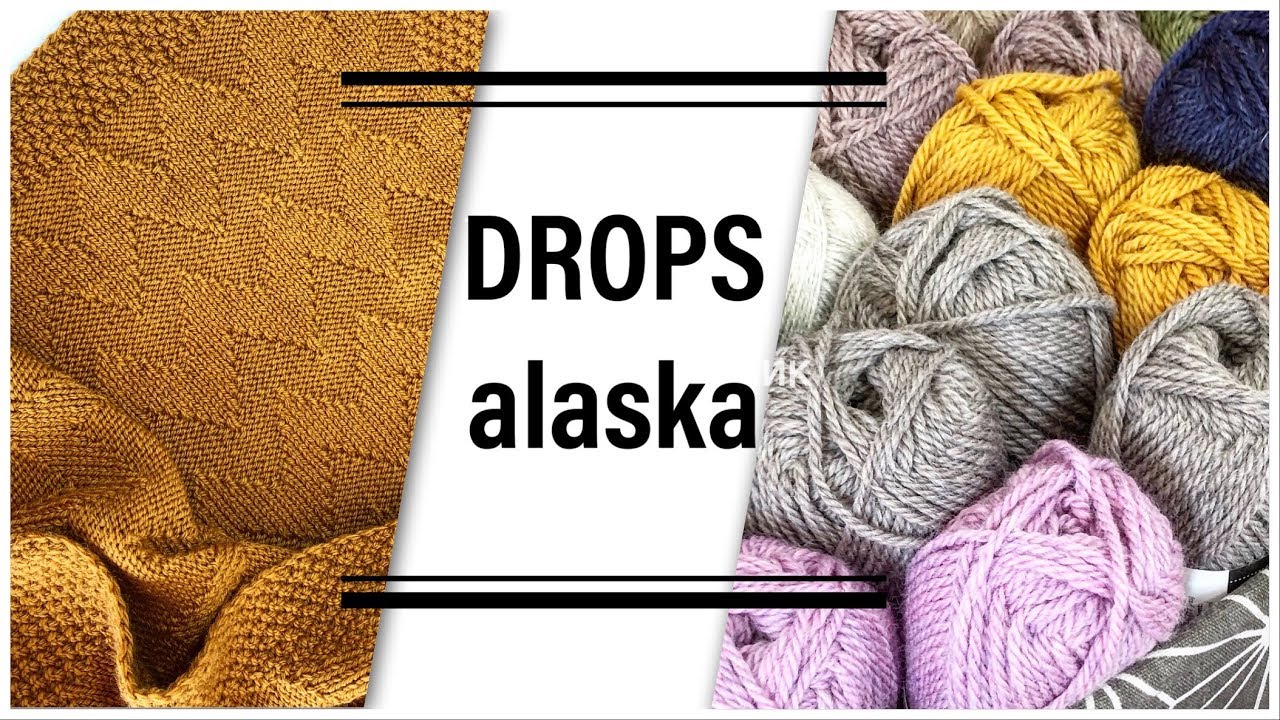 Обзор пряжи и готовых изделий из Drops Alaska