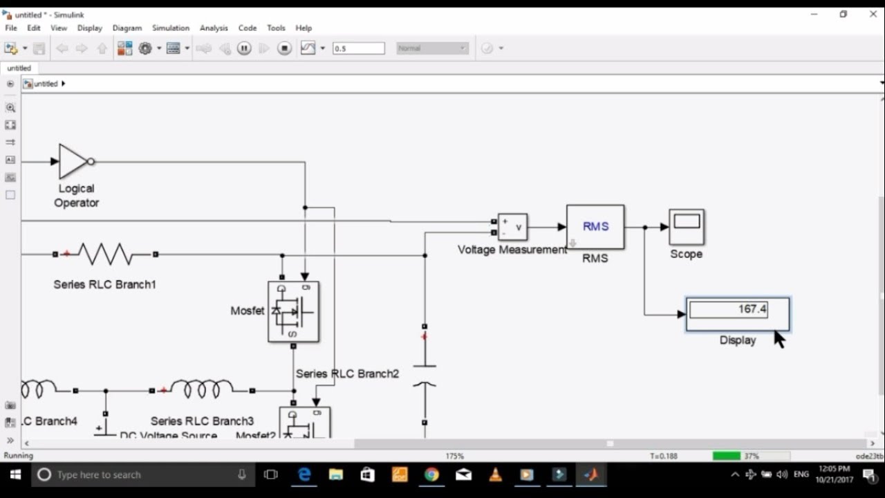 Transformer-less step up DC to AC inverter Design in Simulink Matlab