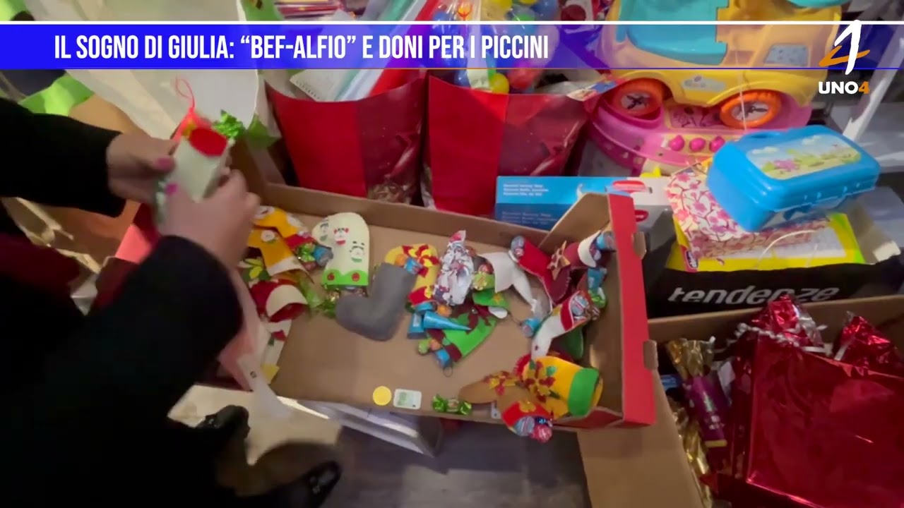 Il Sogno di Giulia: “Bef-Alfio” e doni per i piccini