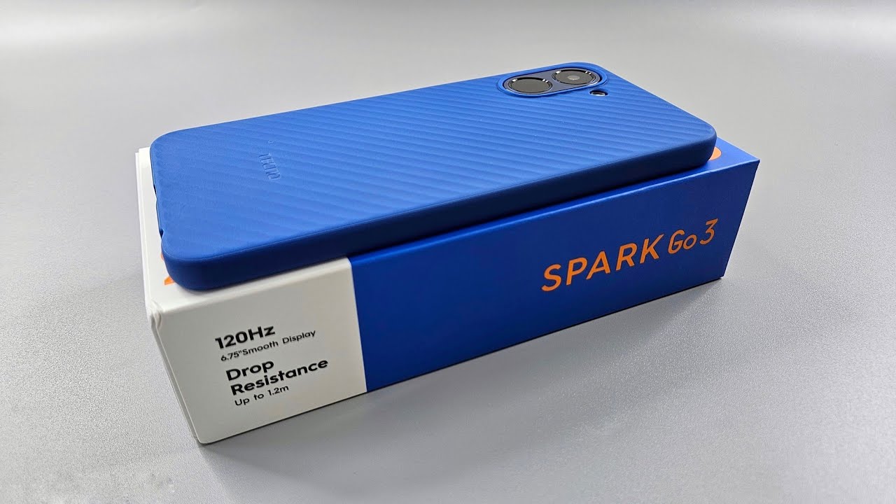 Tecno SPARK GO 3 Unboxing & Camera Test | Galaxy Blue Colour | Retail Unit 