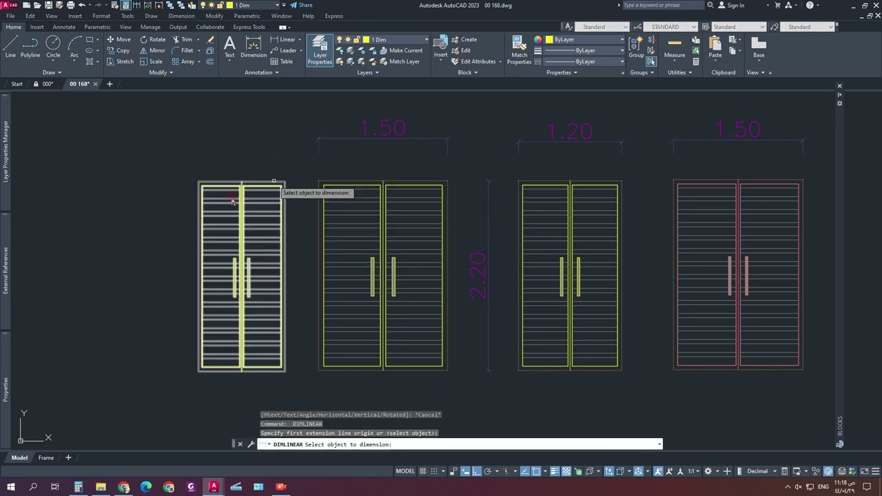 AUTOCAD ( اتوكاد ) INSERT BLOCK ( بلك - بلوكات ) WITH DIFFERENT SCALE