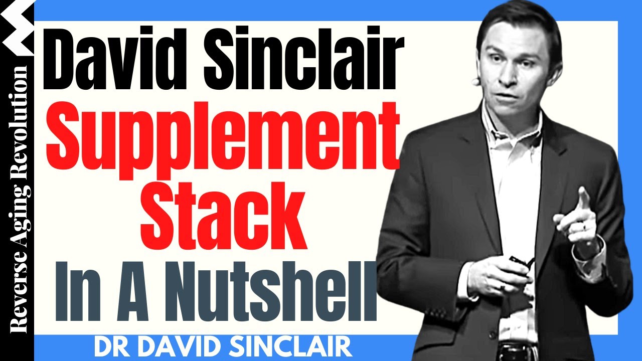 David Sinclair Supplement Stack In A Nutshell | Dr David Sinclair Interview Clips