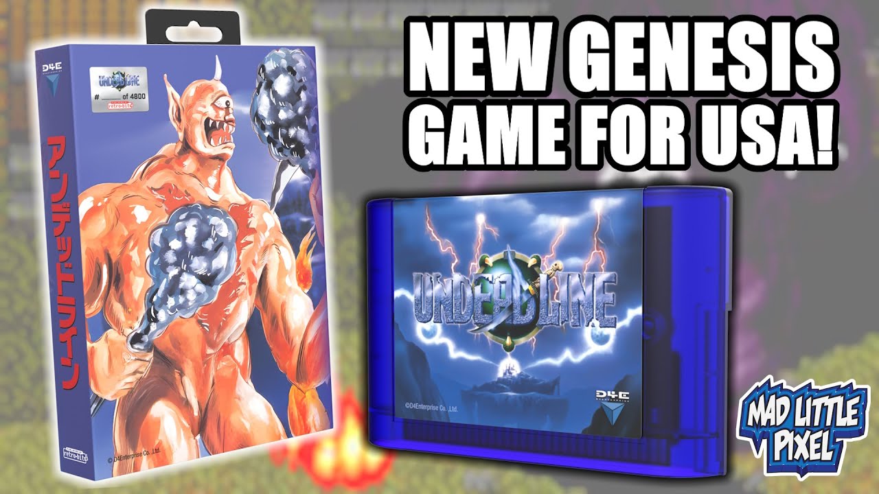 Впервые за пределами Японии! Игра Undeadline для SEGA Genesis выходит в США!