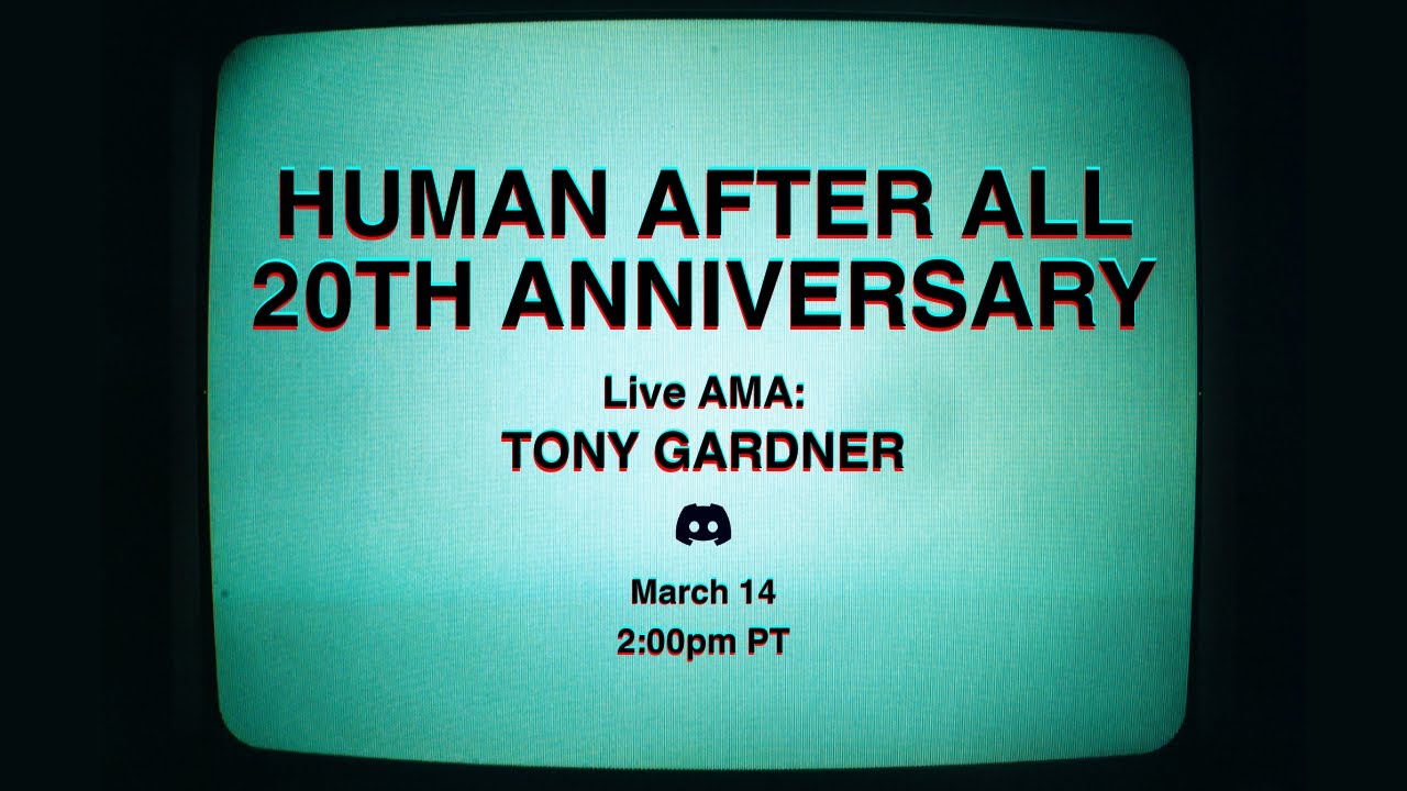 Tony Gardner Live Daft Punk Discord AMA