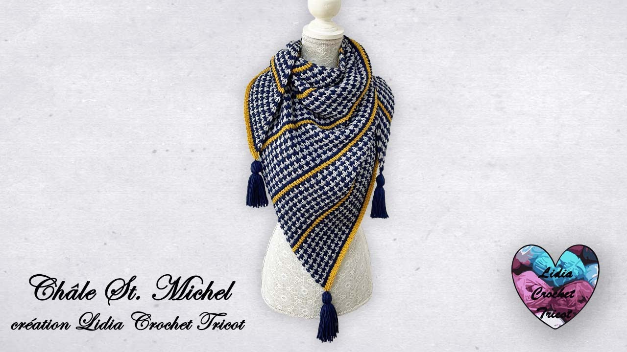 Châle Crochet Tunisien 
