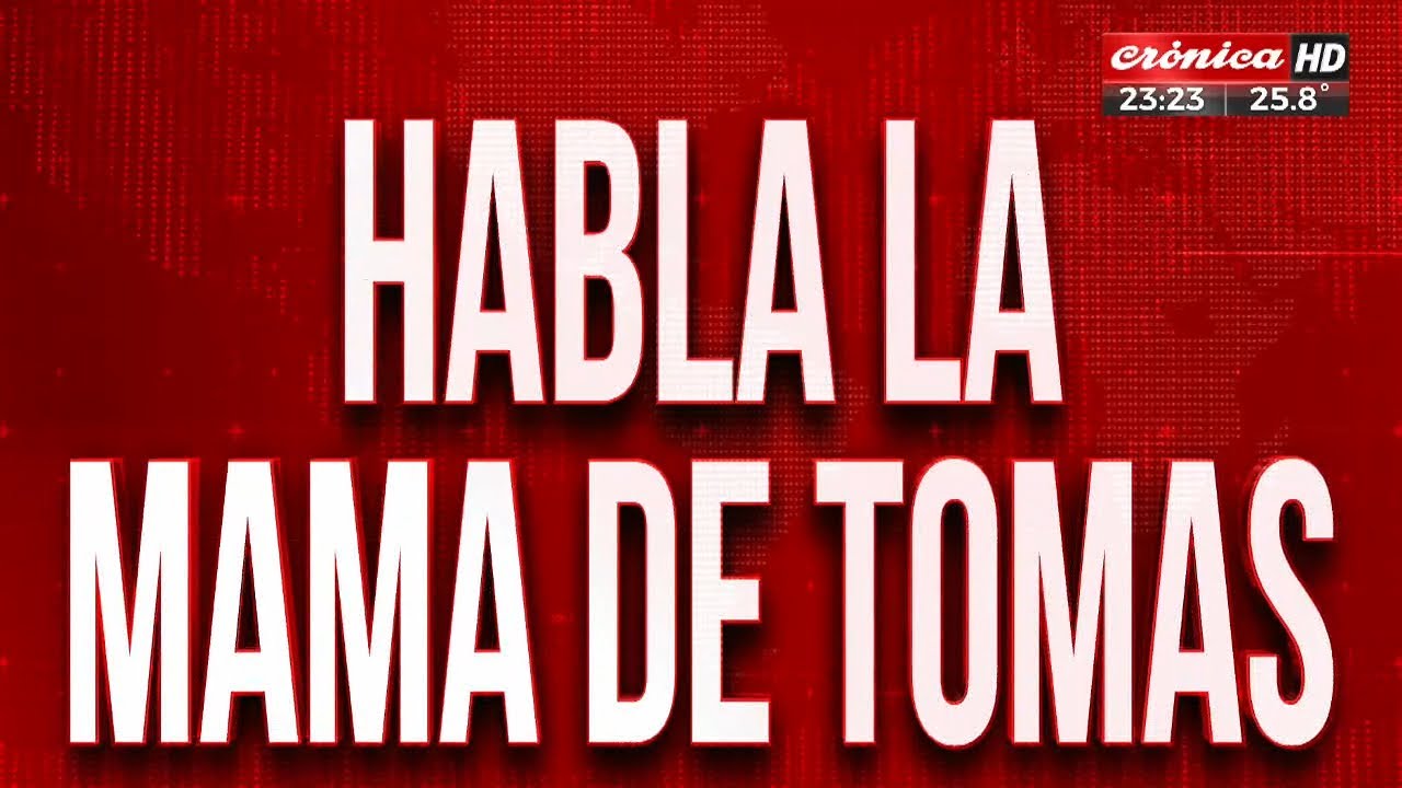 Doloroso testimonio de la mamá de Tomás Tello: 