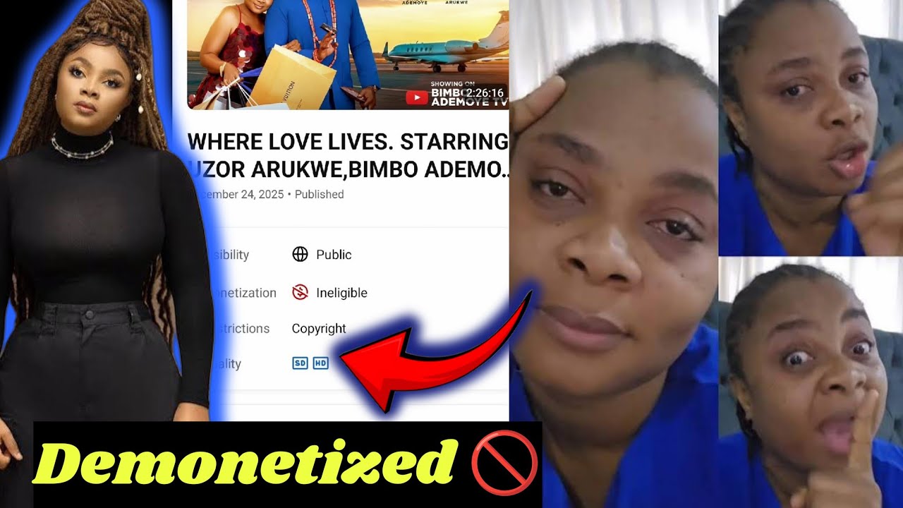 Nollywood Actress Bimbo A Loses Millions on YouTube to Copyright Claims