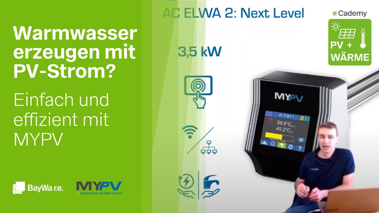 PV+Wärme mit my-PV - Die perfekte Lösung für Warmwasser? Die neue AC ELWA 2