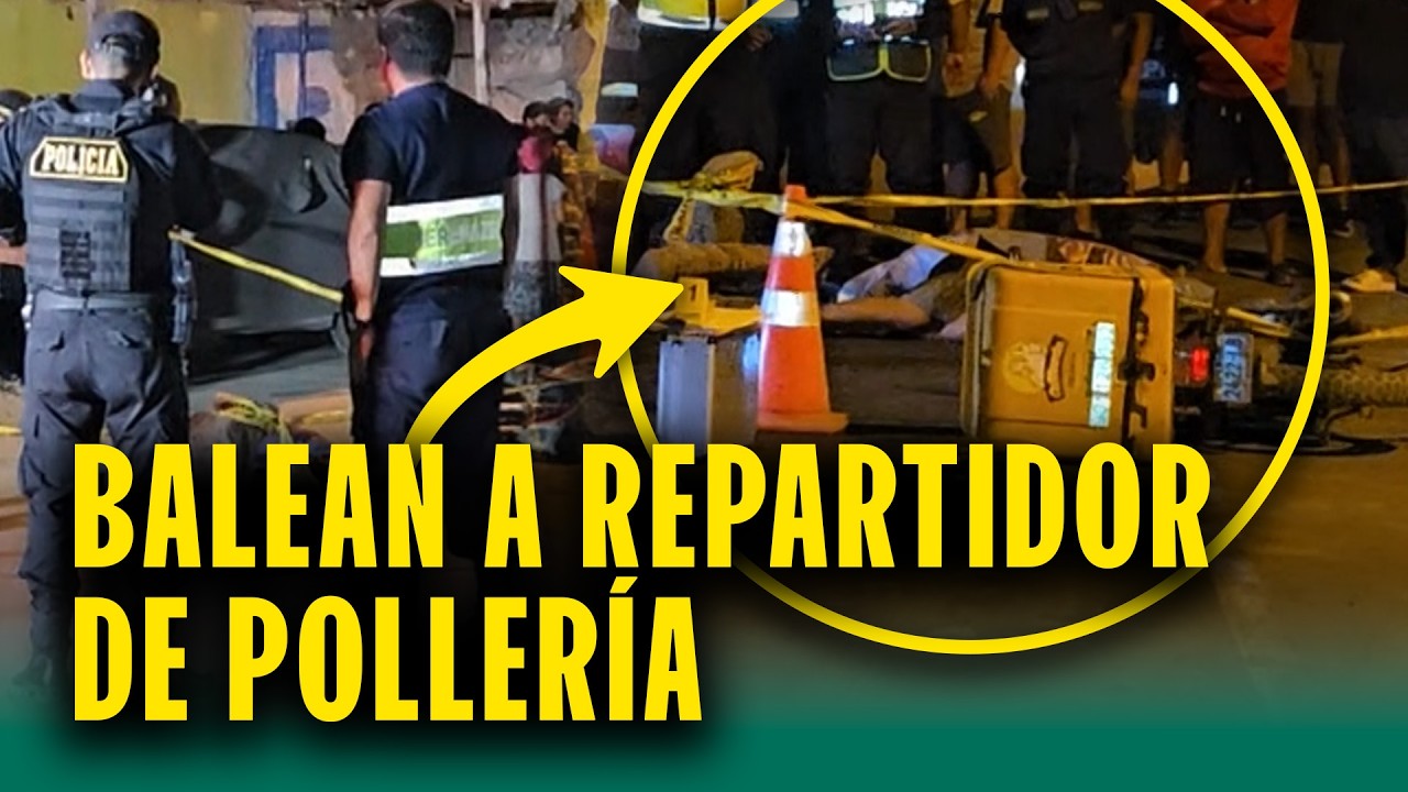 Sicarios matan a balazos a repartidor de pollería:  ¿Pusieron orden falsa?