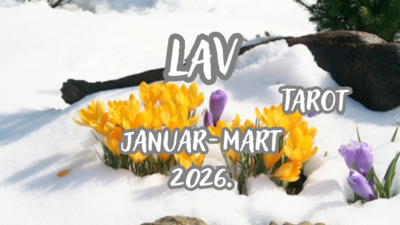 LAV ♌ Kraj starog: ljubav ide napred ❤️ JANUAR-MART 2026. TAROT 