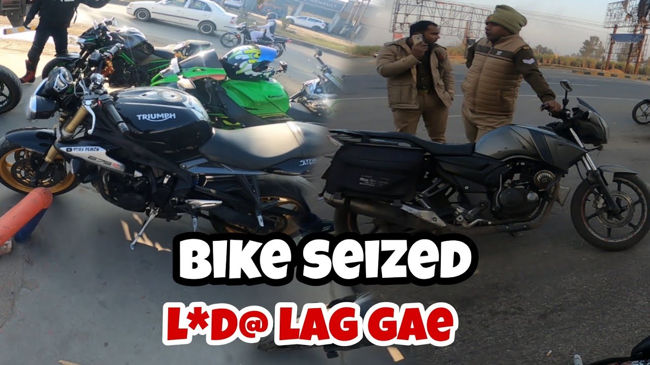 HYPER RIDE GONE WRONG | BIKE SEIZED | SUPERBIKE RACE BATTLE |