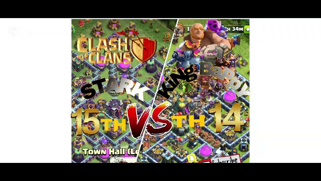 KING👑BAPPY🥷💣💥 VS STARK 🔥  TH 14 / TH 15 #clashofclans #bd #coc #clashofclansattacks #supercell 