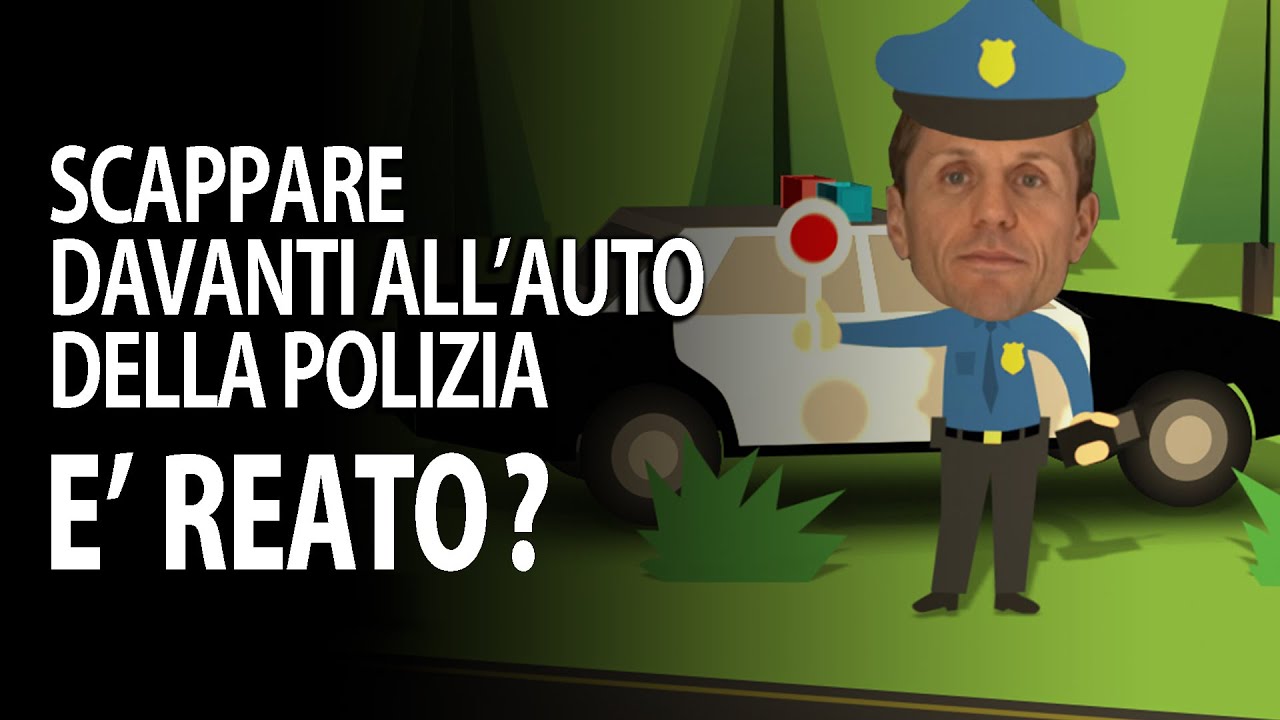 Scappare davanti all'auto della polizia è reato? | avv. Angelo Greco