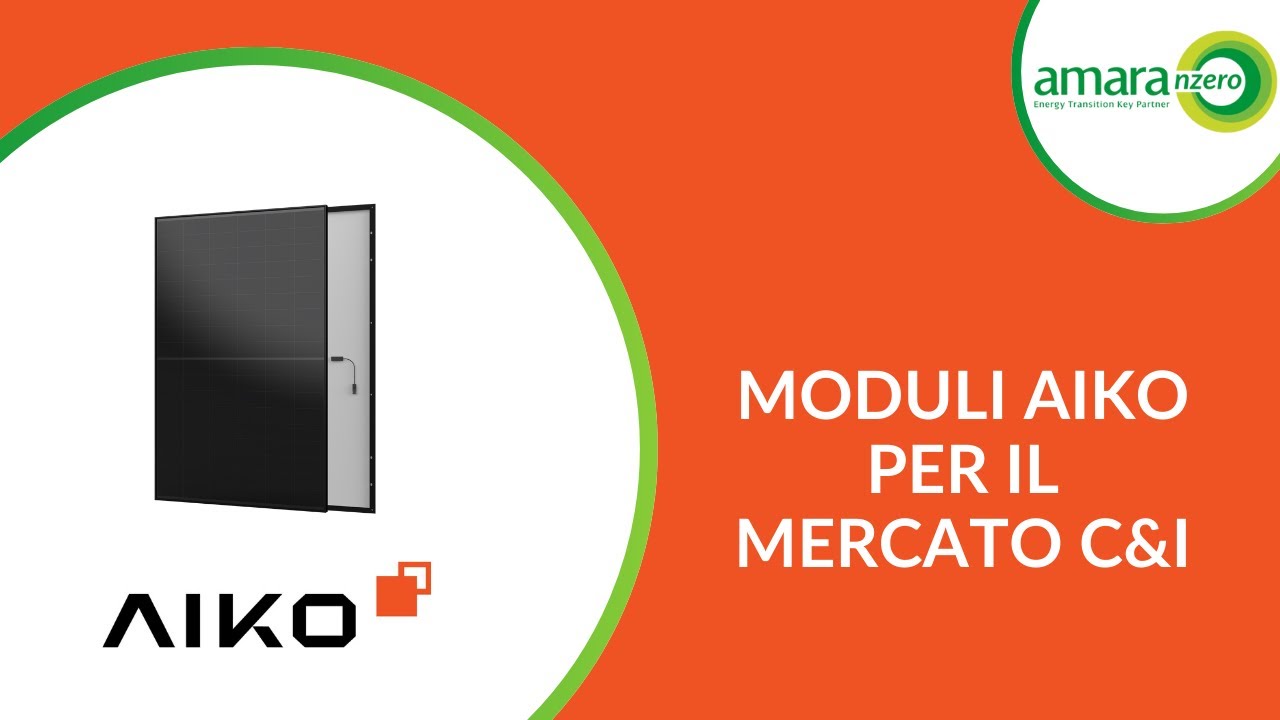 I moduli AIKO per il mercato C&I