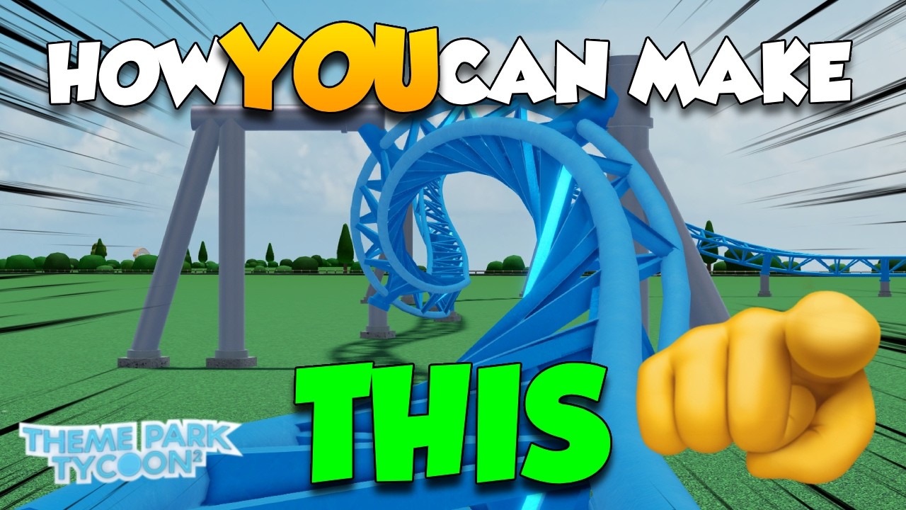 КАК СДЕЛАТЬ ГЛАДКИЕ горки в Theme Park Tycoon 2!