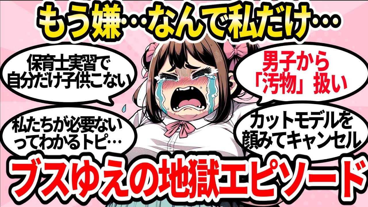 もう人生辞めたい・・・。ブスしか味わったことないブスの伝説エピソード【ガルちゃんまとめ】