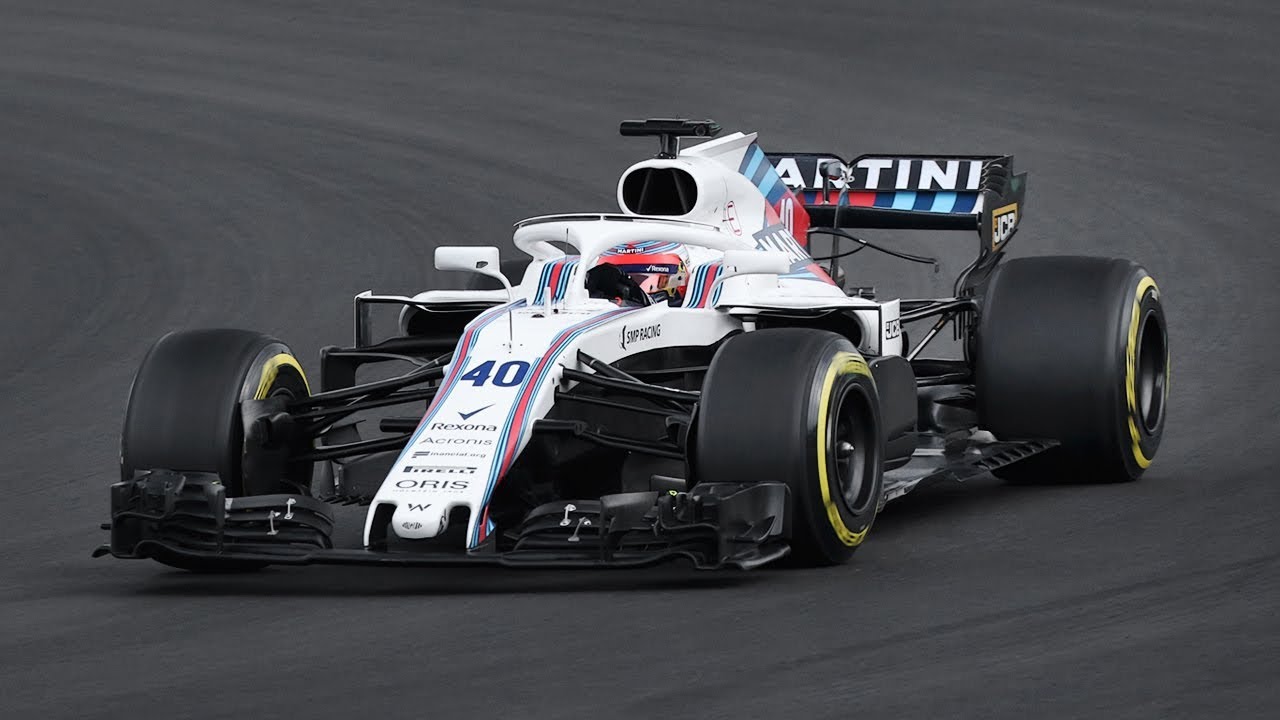 Robert Kubica Driving the Williams FW41 during the F1 2018 Testing