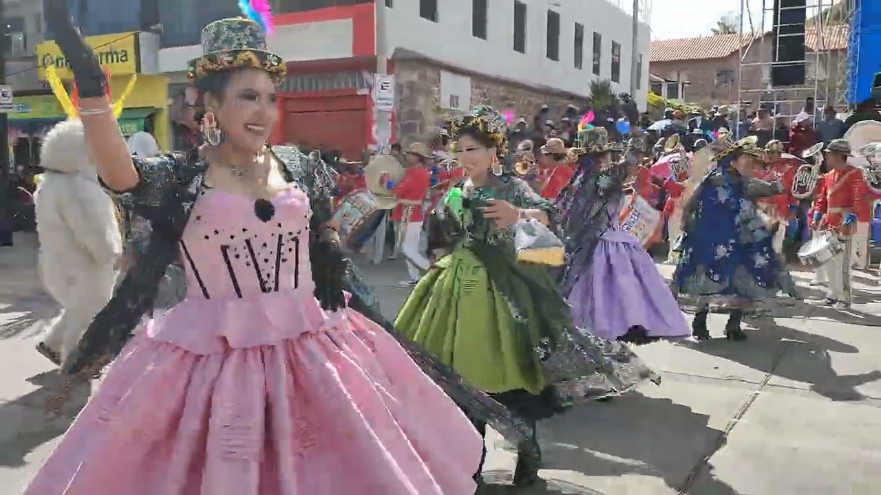 ESPECTACULAR MORENADA EL LA FIESTA PATRONAL DE JULI PUNO PERU 2022💙💛❤️💛