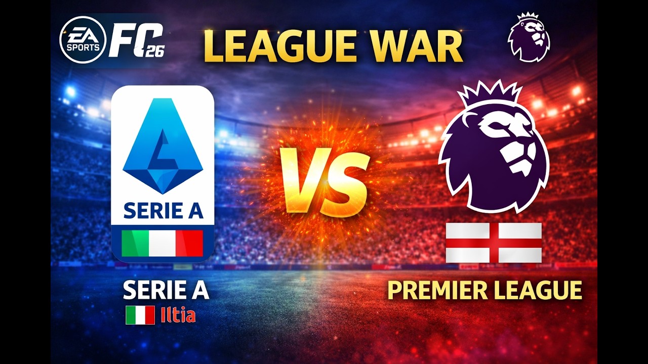 FC 26 All Stars match featuring Serie A Italia vs Premier League Legends.