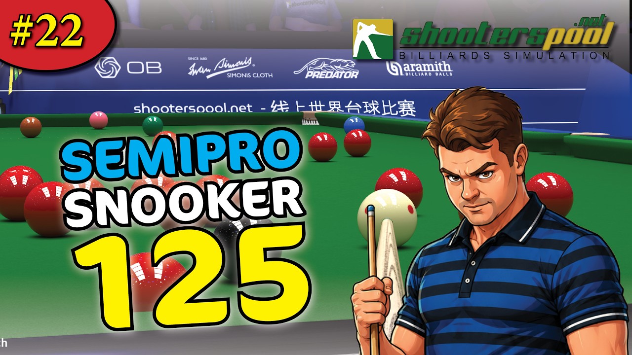 Shooters Pool - Snooker 125 - 22 - 155 Attempted