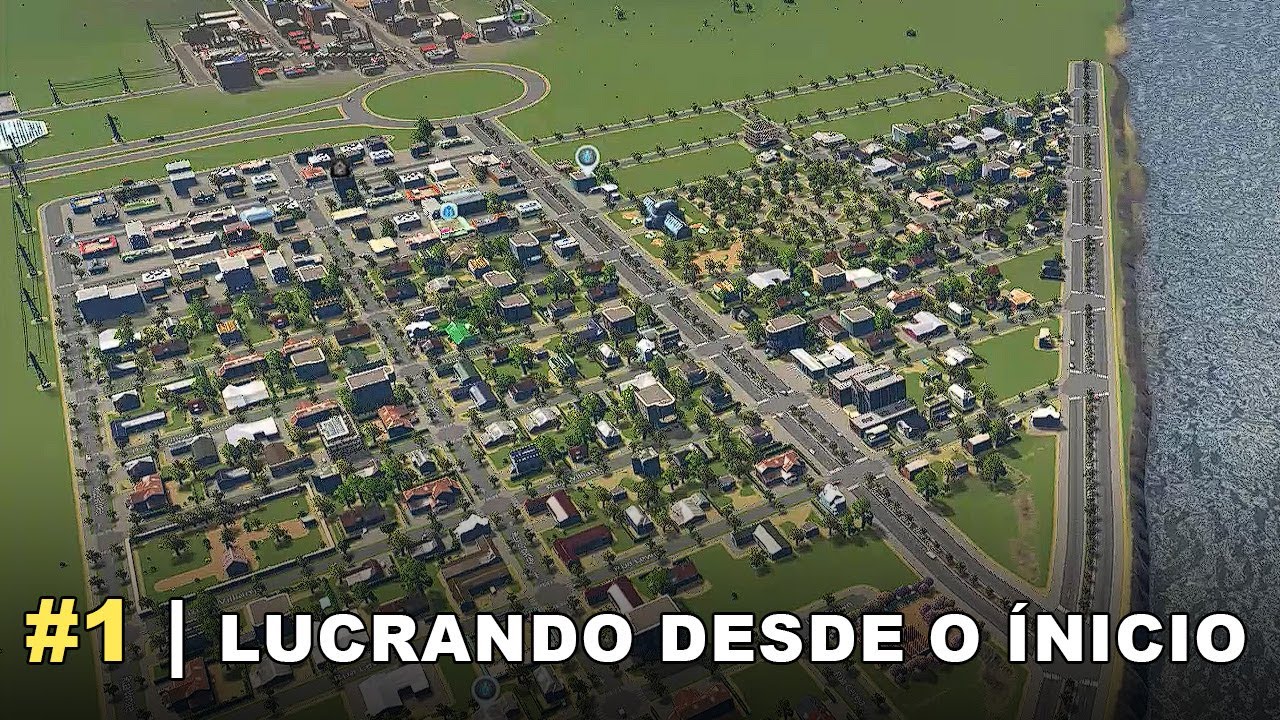#1 | CITIES SKYLINES | COMEÇANDO A CIDADE COLONER CITY | MINERAÇÃO + LUCRO | [GAMEPLAY]