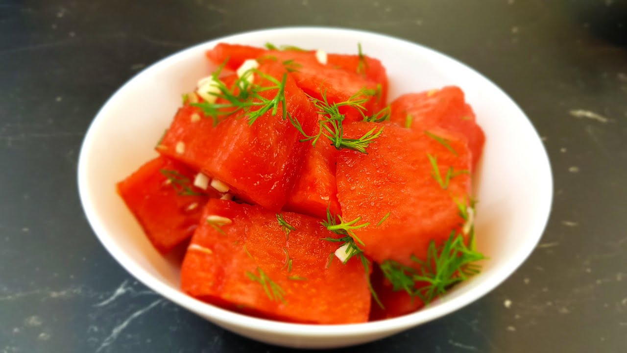 🍉Малосольные арбузы - быстрый рецепт без уксуса!🍉