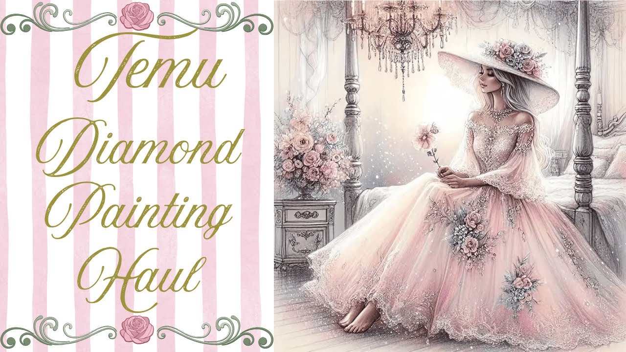 **TEMU** Diamond Painting Unboxing - 60x60 - Diamond Art Craft Haul 102 B