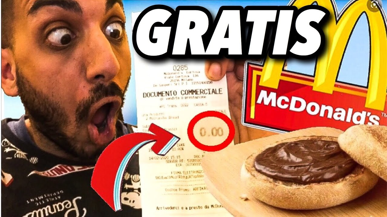 Proviamo a MANGIARE GRATIS a McDonald&rsquo;s **TUTTO OFFERTO** 😱 [NUOVO McCrunchy Bread con Nutella]