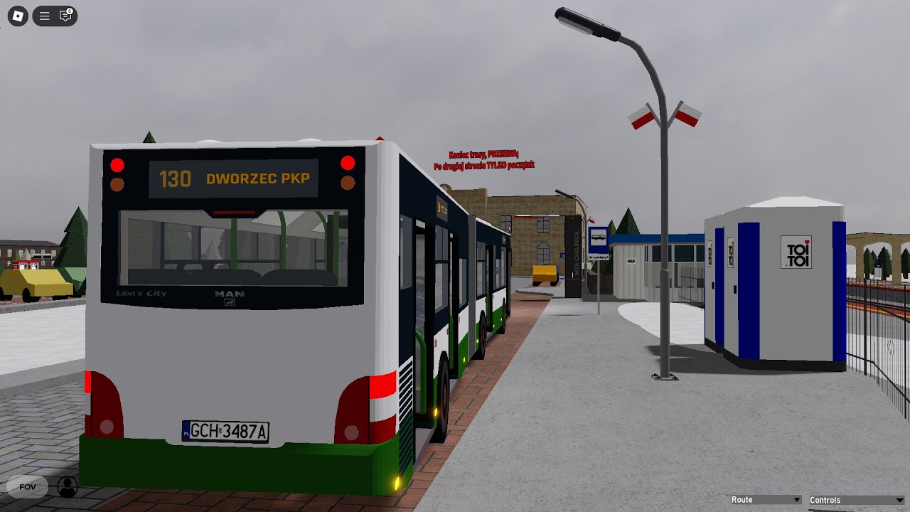 Roblox MZK Chojnice | Linia 130 ➡ Dworzec PKP