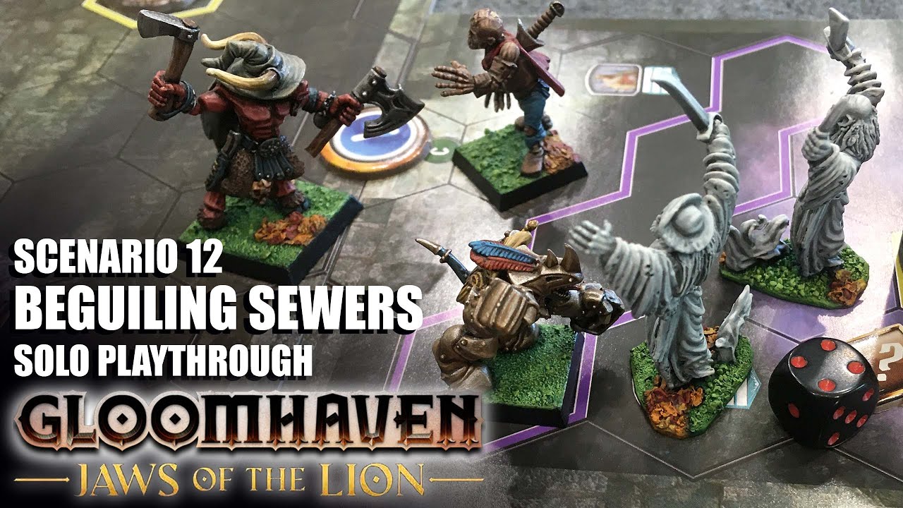 Gloomhaven: Jaws of the Lion Solo Playthrough - Scenario 12