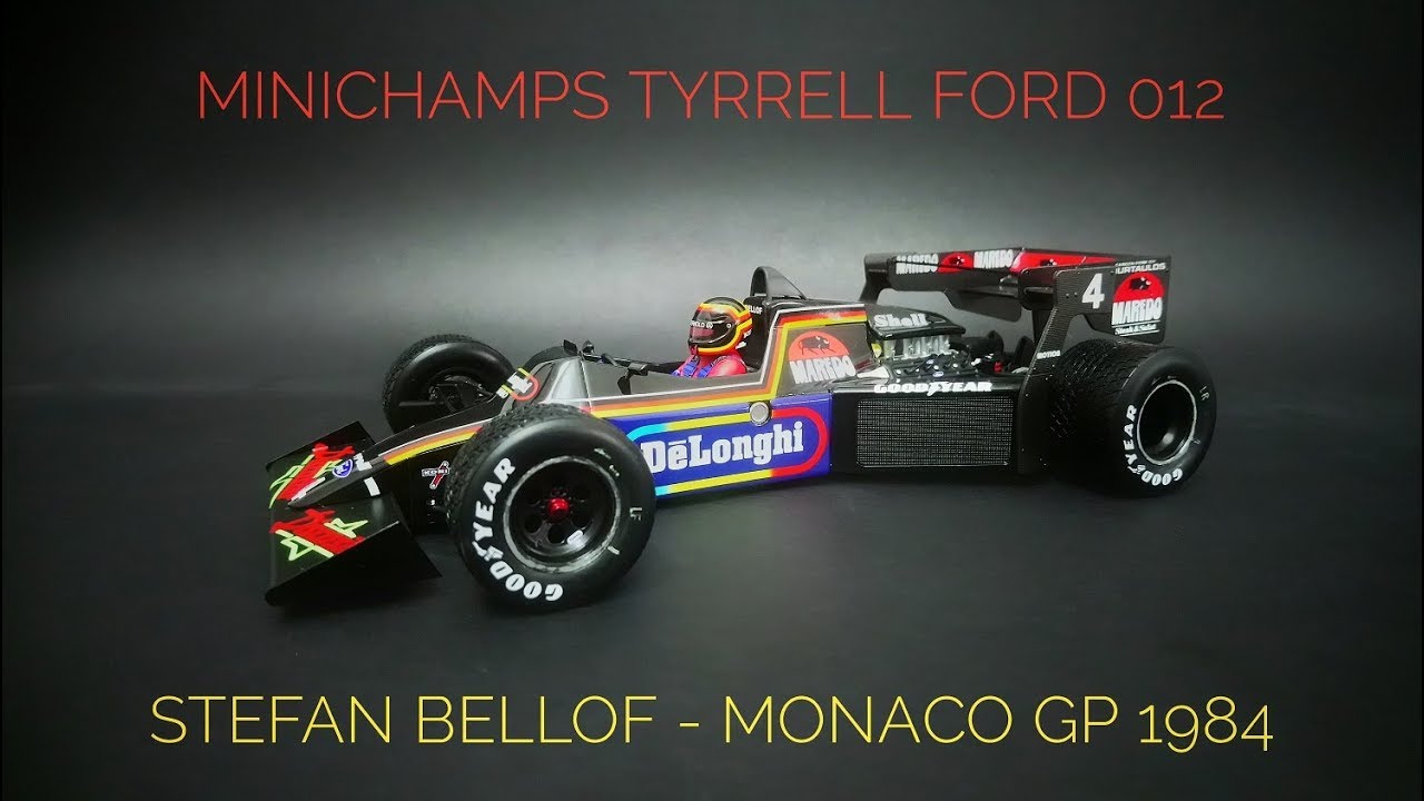 REVIEW Minichamps 1:18 Tyrrell Ford 012 Stefan Bellof 1984 Monaco GP resin modelcar