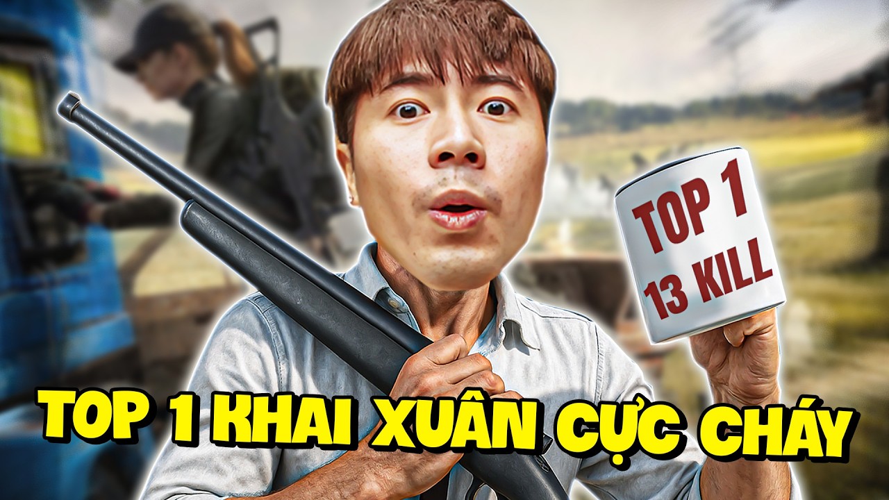 (PUBG) Khai Xuân Siêu Tài Lộc Với Top 1 13 Kill Của Tuyển Thủ Mèo Ú