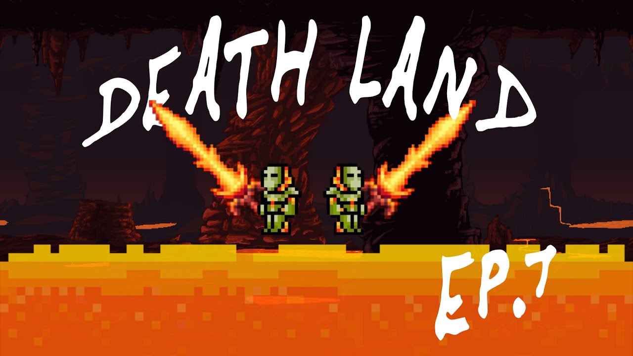 Nadar en lava nunca fue tan productivo - DEATH LAND EP. 7 - Terraria