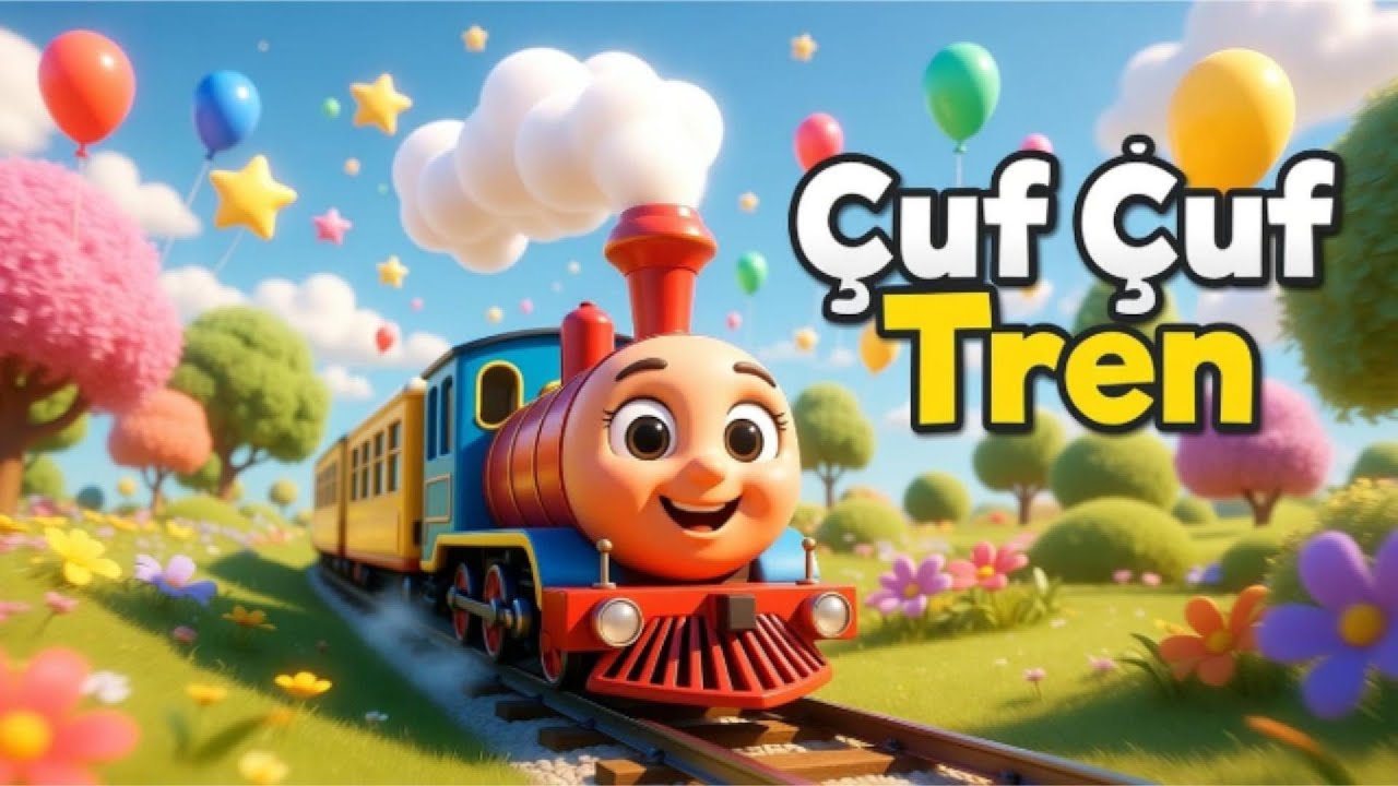Çuf Çuf Tren 🚂 | Eğitici Çocuk Şarkısı | Tren Şarkıları | Türkçe Çocuk Şarkıları