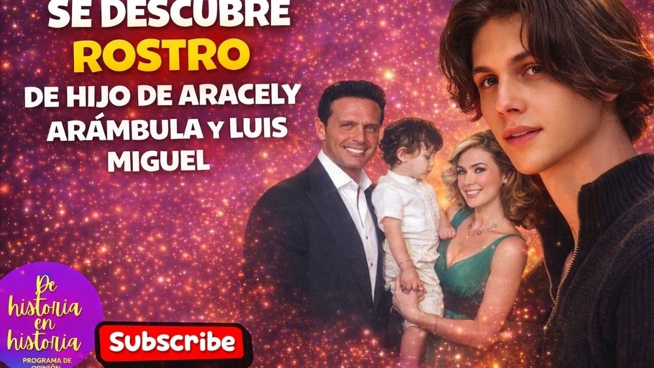 Se conoció el rostro de hijo de Aracely Arámbula