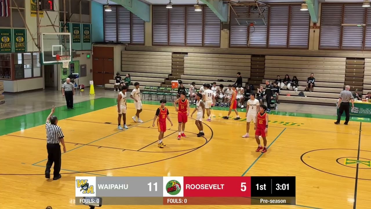 Waipahu High vs Roosevelt High Varsity Basketball Preseason Game 12/13/2025
