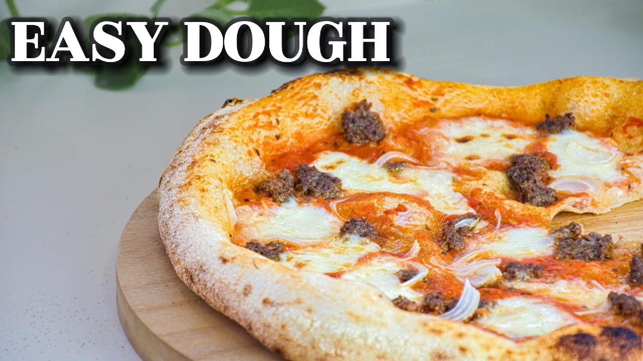 Easiest Pizza Dough Ever (4 Ingredients, No Sticky Mess)