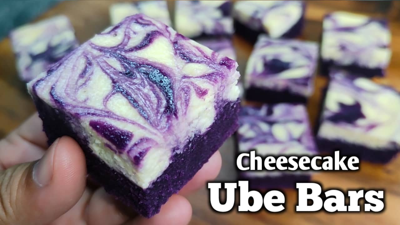 CheeseCake Ube Bars by mhelchoice Madiskarteng Nanay