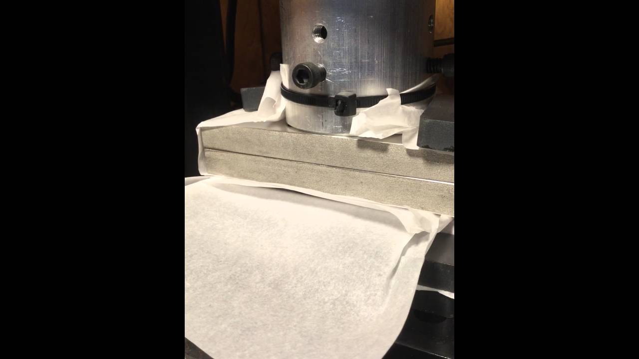 Rosin Presser - The Squisher - bubble hash on 5
