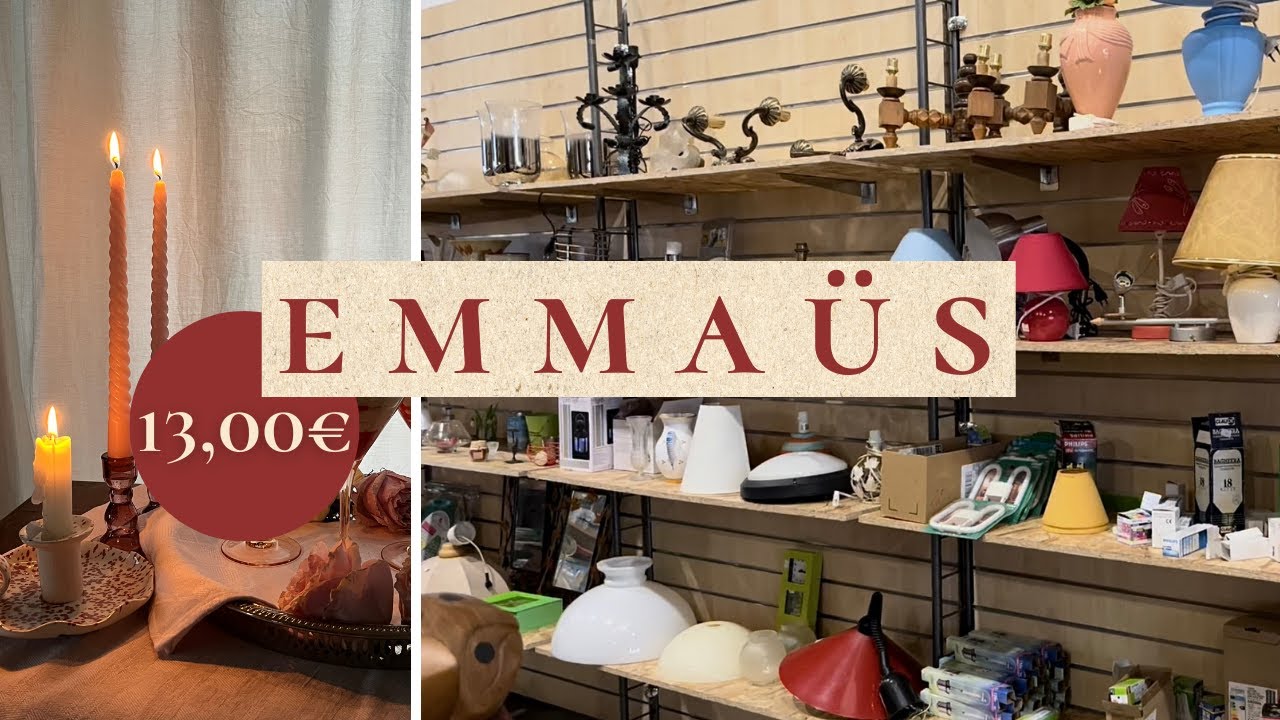 ДЕЛАЮ ПОКУПКИ В EMMAÜS / Отличные находки в Эммаус за 13 евро / Показываю мои покупки
