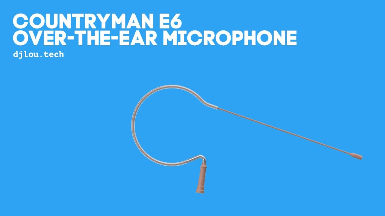 Review: The Countryman e6 Over-The-Ear Microphone