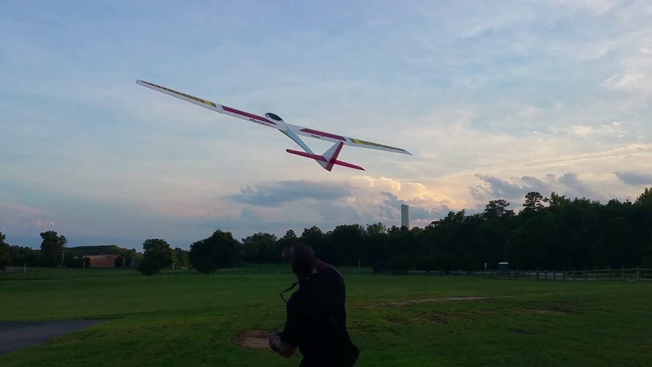 E-flite  Mystique 2.9m Sailplane/glider my first filght