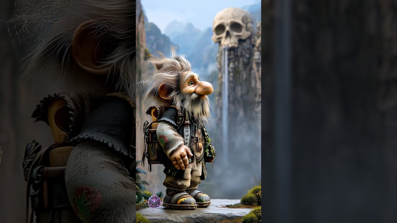 Gnomi Jones and the Curse of Skull Mountain 💀| Epic Fantasy Adventure Part 3 ✨#aishorts