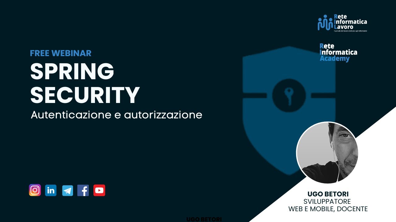 Spring Security: autenticazione e autorizzazione