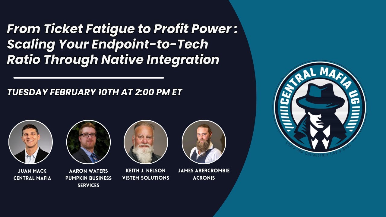 From Ticket Fatigue to Profit Power: Scaling Your Endpoint-to-Tech Ratio Through Native Integration