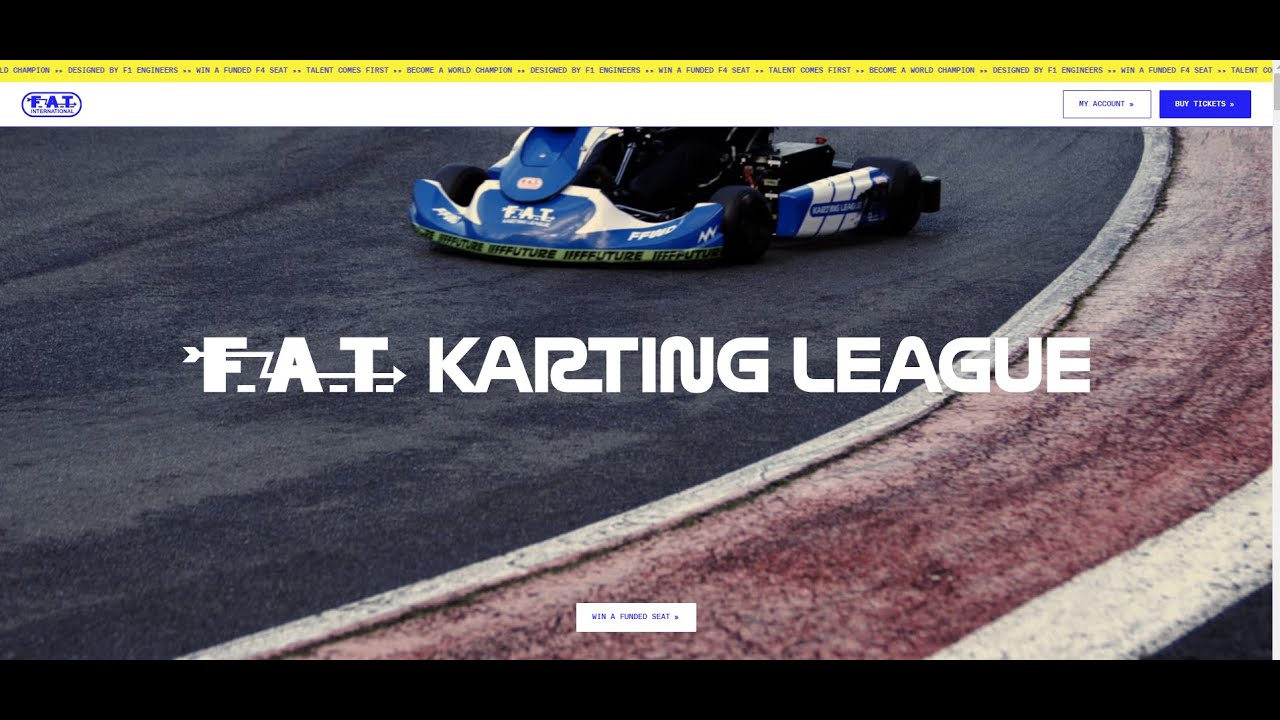 F A T Karting League Ticket Explanation